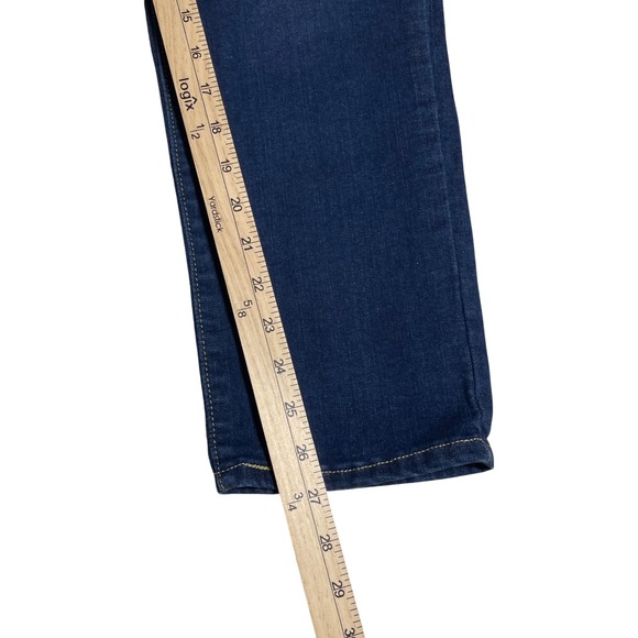Levi Strauss Co Womens Mid Rise Skinny Jeans Dark Wash Size 32 - Picture 6 of 8